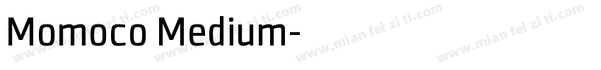 Momoco Medium字体转换